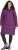Ulla Popken HYPRAR Longline Water Repellent Jacket Plum - Jassen - 