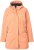 Ulla Popken Raindrop Print Longline Waterproof Jacket Mandarin - Jassen - 