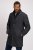 JP1880 Coat Wool Blend Quilted Insert Black - Jassen - Grote Maten Herenjassen