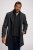 JP1880 Coat Wool Blend Quilted Insert Black - Jassen - Grote Maten Herenjassen