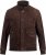 JP1880 Leather Jacket Goat Suede Espresso Brown - Jassen - Grote Maten Herenjassen