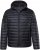 JAY-PI Lightly Quilted Jacket with a Hoodie Black - Jassen - Grote Maten Herenjassen