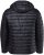 JAY-PI Lightly Quilted Jacket with a Hoodie Black - Jassen - Grote Maten Herenjassen
