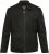 STHUGE Leather Biker Jacket Lamb Nappa Leather Black - Jassen - Grote Maten Herenjassen