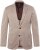 JP1880 Jacket Business Checked Beige - Pakken - Grote Maten Kostuum Heren