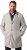 JP1880 Wool Blend Coat with Nylon Insert Grey - Jassen - Grote Maten Herenjassen