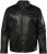 JP1880 Leather Jacket Finest Lamb Nappa Black - Jassen - Grote Maten Herenjassen