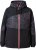 Ulla Popken Neon Ripple Performance Snow Jacket Black - Jassen - 