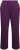 Ulla Popken Pull On Knit Straight Leg Pocket Pants Dark Blackberry - Jeans & Broeken in Grote Maten – Plus Size - 