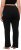 Ulla Popken Bootcut Elastic Waist Cotton French Terry Sport Pants Black - Jeans & Broeken in Grote Maten – Plus Size - 
