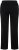 Ulla Popken Side Stripe Adjustable Drawstring Waist Joggers Black - Jeans & Broeken in Grote Maten – Plus Size - 