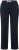 Ulla Popken Side Stripe Adjustable Drawstring Waist Joggers Navy - Jeans & Broeken in Grote Maten – Plus Size - 