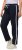 Ulla Popken Side Stripe Adjustable Drawstring Waist Joggers Navy - Jeans & Broeken in Grote Maten – Plus Size - 