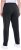 Ulla Popken Basic Drawstring Elastic Waist Cotton Blend Joggers Black - Jeans & Broeken in Grote Maten – Plus Size - 