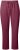 Ulla Popken Basic Drawstring Elastic Waist Cotton Blend Joggers Dark Berry - Jeans & Broeken in Grote Maten – Plus Size - 