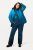 Ulla Popken HYPRAR Triple Function Ski Pants Teal - Skikleding - 