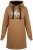 Nora Mikken KADRI WHITE Long Hoodie Camel - Sweaters & hoodies - 