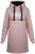 Nora Mikken KADRI WHITE Long Hoodie Pink - DAMESKLEDING XS-XXL - 
