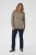Kaffe Curve Linia Boatneck Pullover Morel Melange with Silver Lurex - Gebreide truien - 