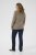 Kaffe Curve Linia Boatneck Pullover Morel Melange with Silver Lurex - Gebreide truien - 
