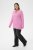 Kaffe Curve Emilia Pullover Pink Power Melange - Gebreide truien - 