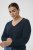 Kaffe Curve Lizzy Long Sleeve Pullover Midnight Marine - Gebreide truien - 