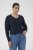 Kaffe Curve Lizzy Long Sleeve Pullover Midnight Marine - Gebreide truien - 