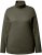 Ulla Popken Basic Long Sleeve Slim Fit Turtleneck Olive - Sweaters & hoodies - 
