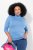Ulla Popken Basic Long Sleeve Slim Fit Turtleneck Light Cornflower - Sweaters & hoodies - Warme Sweaters, Hoodies & Truien