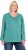 Ulla Popken Back To Basics V-Neck Relaxed Fit Cotton Tee Green - T-shirts - 