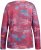 Ulla Popken Graphic Print Recycled Polyester Quick Dry Stretch Top Salsa Red - Bedrukte T-shirts voor dames - 