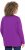 Ulla Popken Christmas Squirrel Long Sleeve Graphic Tee Dark Purple - Bedrukte T-shirts voor dames - 