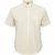 North Latitude Shirt Linen Cotton Short Sleeve Off-White - Hemden - Overhemden Grote Maten Heren
