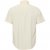 North Latitude Shirt Linen Cotton Short Sleeve Off-White - Hemden - Overhemden Grote Maten Heren