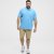 North Latitude Polo Pique Short Sleeve Turquoise - Polo shirts - Grote Maten Poloshirts Heren