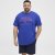 North Latitude T-shirt Printed Short Sleeve Blue - T-shirts - Grote Maten T-shirts Heren