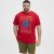 North Latitude T-Shirt Printed Short Sleeve Red - T-shirts - Grote Maten T-shirts Heren