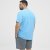 North Latitude T-Shirt Printed Turquoise - T-shirts - Grote Maten T-shirts Heren