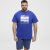 North Latitude T-Shirt Printed Blue - T-shirts - Grote Maten T-shirts Heren