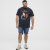 North Latitude T-Shirt Ice Cream Navy - T-shirts - Grote Maten T-shirts Heren