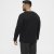 North Latitude T-Shirt Long Sleeve Black - T-shirts - Grote Maten T-shirts Heren
