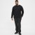 North Latitude T-Shirt Long Sleeve Black - T-shirts - Grote Maten T-shirts Heren