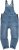 JP1880 Dungarees Denim Adjustable Straps Blue - Jeans & broeken - Jeans & Broeken Grote Maten Heren
