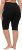 Ulla Popken Stretch Knit Bike Shorts Black - Jeans & Broeken in Grote Maten – Plus Size - 
