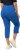 Ulla Popken Stretch Basic Bengaline Capri Pants Royal Blue - Jeans & Broeken in Grote Maten – Plus Size - 