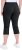 Ulla Popken Bengaline Elastic Waist Stretch Capri Pants Black - Jeans & Broeken in Grote Maten – Plus Size - 