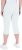 Ulla Popken Bengaline Elastic Waist Stretch Capri Pants Snow White - Jeans & Broeken in Grote Maten – Plus Size - 