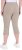 Ulla Popken Bengaline Elastic Waist Stretch Capri Pants Orange - Jeans & Broeken in Grote Maten – Plus Size - 
