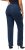 Ulla Popken Straight Leg Elastic Waist Mandy Fit Stretch Jeans Denim Blue - Jeans & Broeken in Grote Maten – Plus Size - 