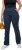 Ulla Popken Straight Leg Elastic Waist Mandy Fit Stretch Jeans Denim Blue - Jeans & Broeken in Grote Maten – Plus Size - 